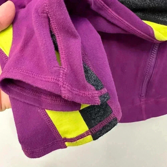 Lululemon Half Moon Full Zip Track Jacket Running Yoga Activewear Purple Women 8 - Picture 5 of 16